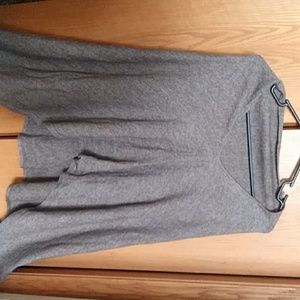 Taupe cashmere poncho